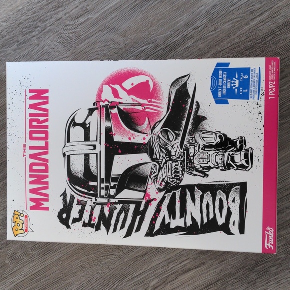 New Funko pop Mandalorian T-shirt - Picture 5 of 5